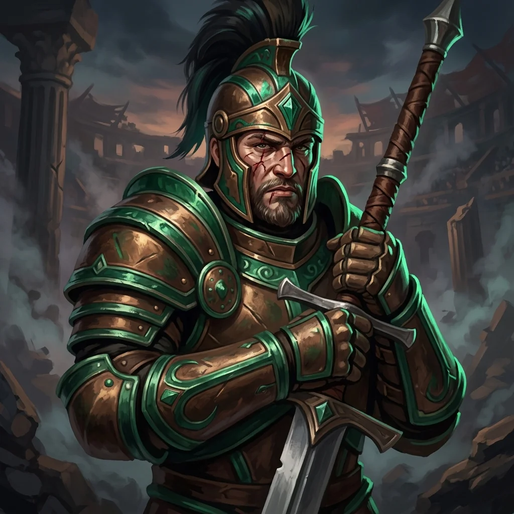 Gladiator portrait